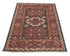 2x3 Green Kazak Afghan Hand Knotted Wool Area Rug